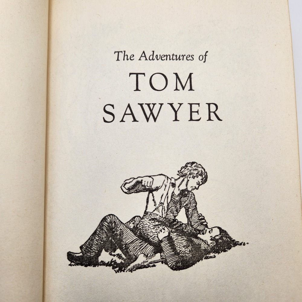 Vintage 1957 The Adventures of Tom Sawyer The Children's Classics Mark Twain